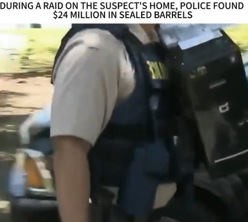 Police Raid Exposes Shocking Secret — $24 MILLION Hidden Inside Sealed Barrels!