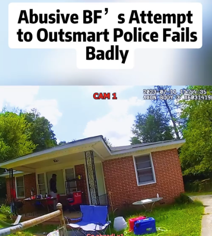 Abusive Boyfriend Thinks He Can Outsmart Police — Seconds Later, It All Blows Up in His Face!