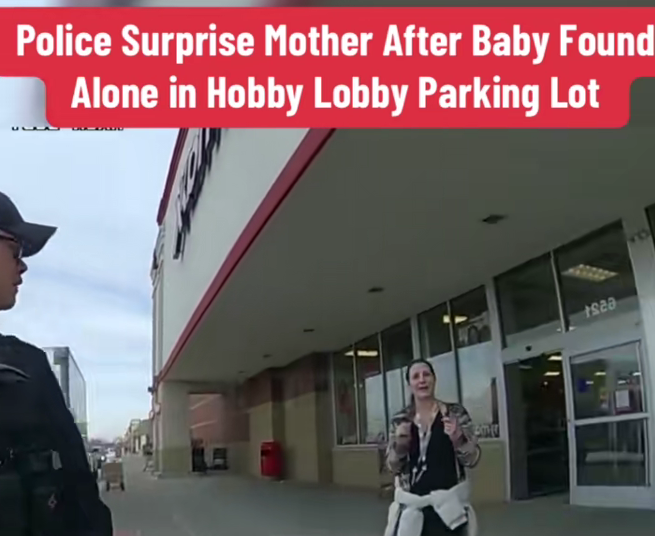Police Confront Mother After Baby Found Alone in Hobby Lobby Parking Lot – Community Outraged!