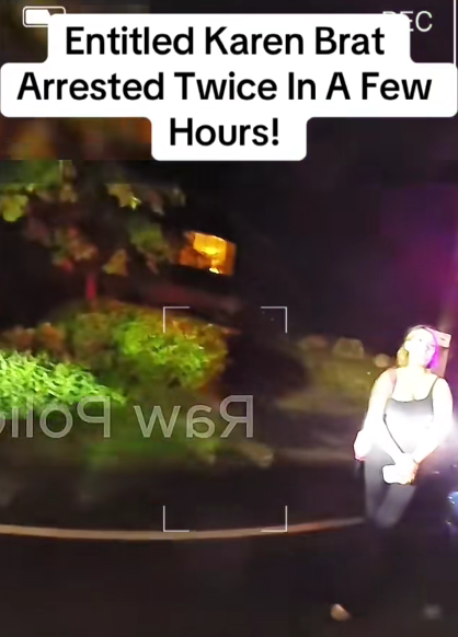 Karen Meltdown: Woman Arrested Twice in Just a Few Hours – Police Left Stunned!