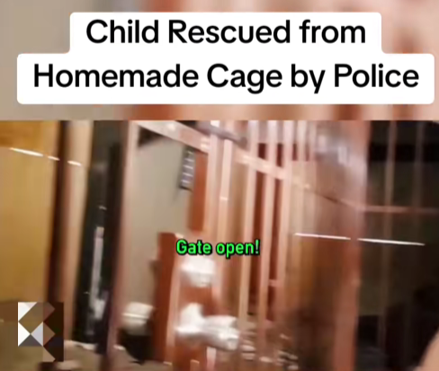 Police Rescue Child Locked in a Homemade Cage – Shocking Discovery Inside Home