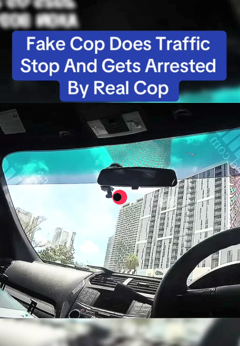 He Pretended to Be a Cop—But Then a Real Officer Pulled Up
