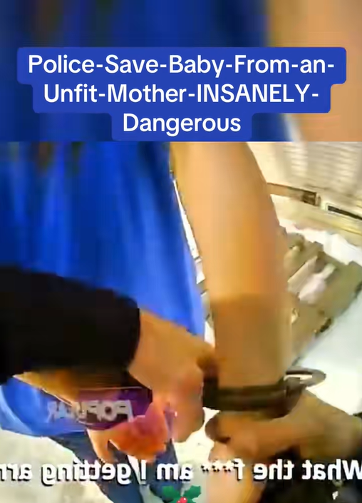 Police Save Baby From Unfit Mother in INSANELY Dangerous Situation