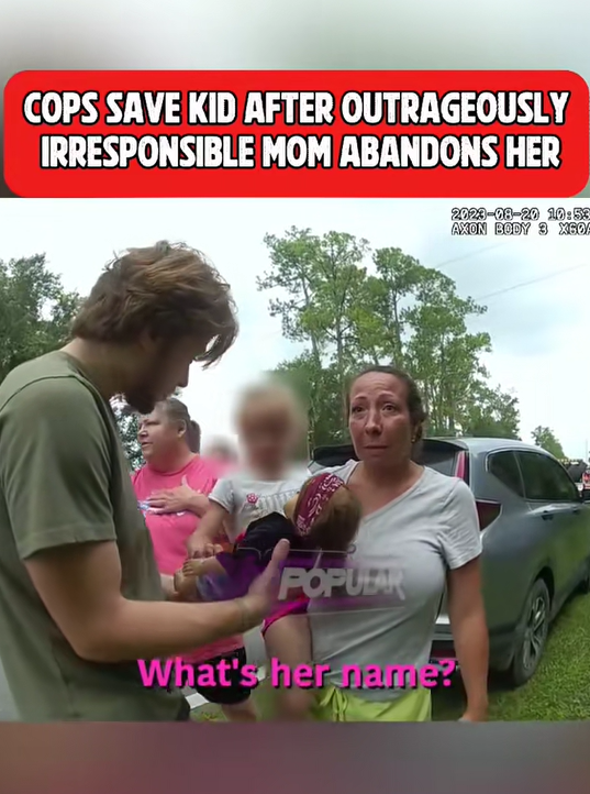 “Cops Save Kid After Outrageously Irresponsible Mom Abandons Her!”