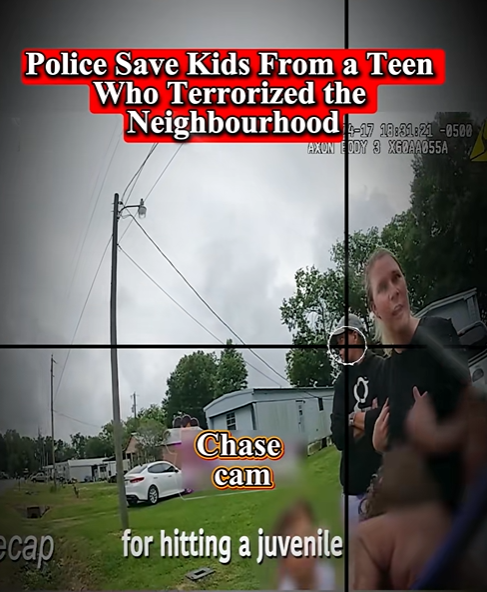 “Cops Bust Teen Terrorizing Kids in Shocking Neighborhood Rampage!”