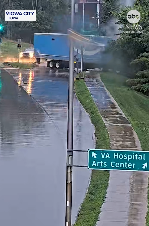 Amazon Truck’s Insane Crash Caught on Camera – You’ll Be Speechless!