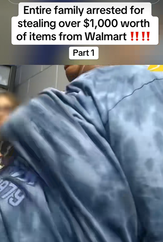 Entire Family Arrested After Stealing Over $1,000 Worth of Items From Walmart!