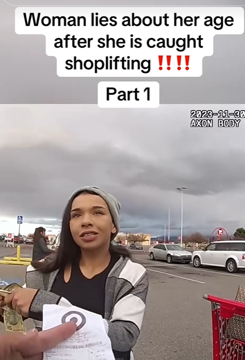 Woman Lies About Her Age After Being Caught Shoplifting!