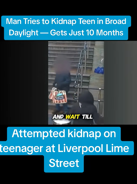 Terror at the Station: A Teen’s Narrow Escape from Abduction at Liverpool Lime Street