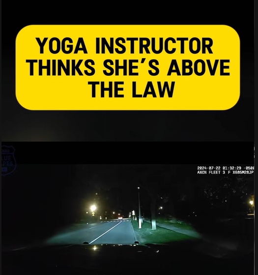 YOGA INSTRUCTOR: “I’M ABOVE THE LAW!”