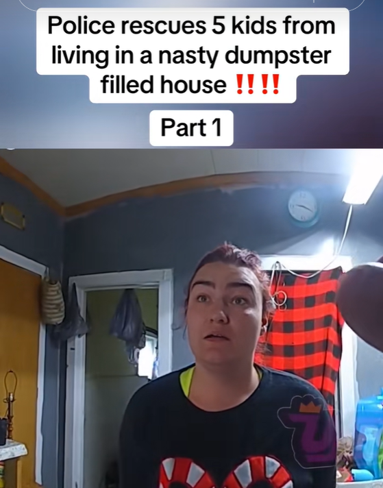 Police Rescue 5 Kids From a Dumpster-Like House