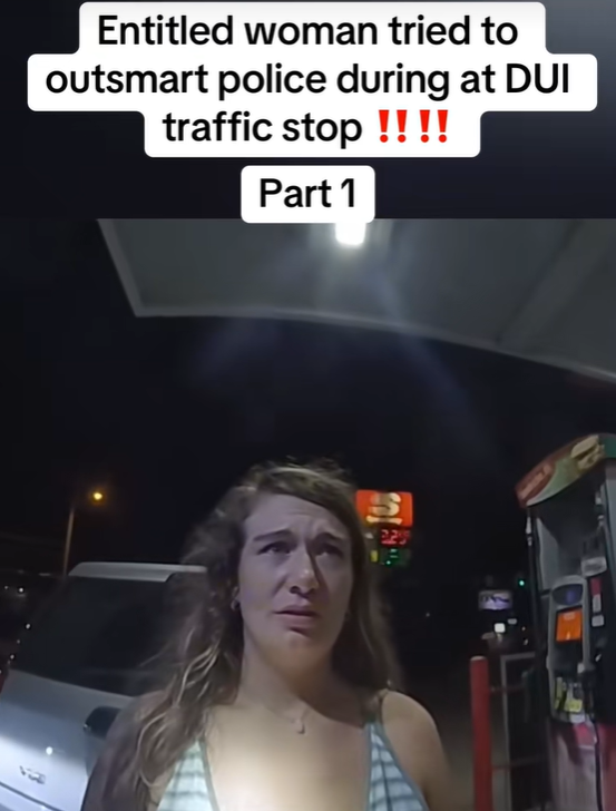 Entitled Woman Tries to Outsmart Police at DUI Stop