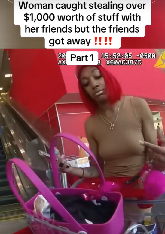 Woman Caught Stealing $1,000 Worth of Goods — But Her Friends Got Away