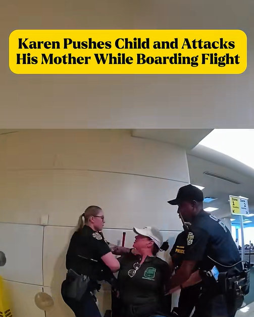 Woman Arrested After Attacking Child and Mother at Gate.