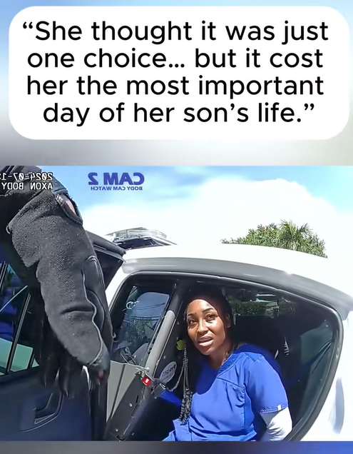 MOTHER ARRESTED, MISSES SON’S “MOST IMPORTANT DAY