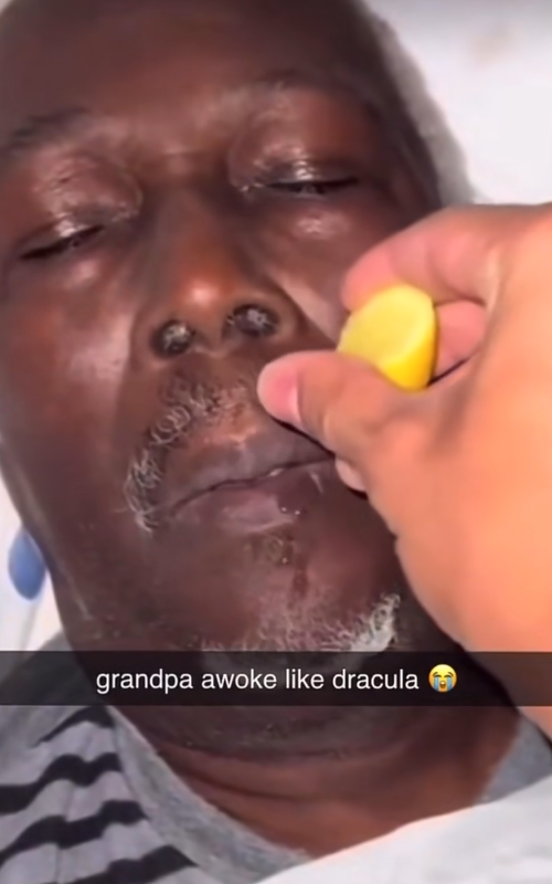 SLEEPING BODY SHOCKED INTO ACTION BY SOUR INTRUSION!