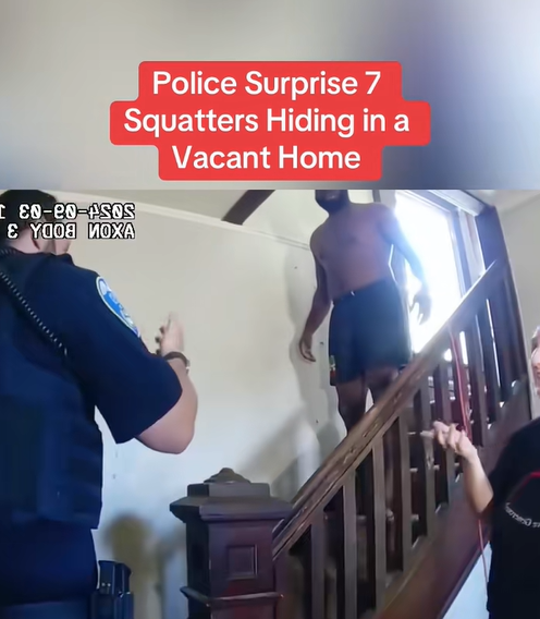 Police Surprise 7 Squatters Hiding in Vacant Home