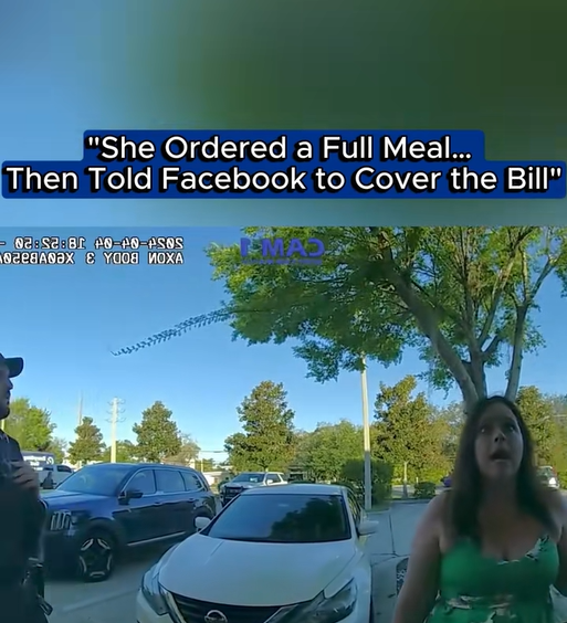 She Ordered a Full Meal… Then Told Facebook to Pay the Bill