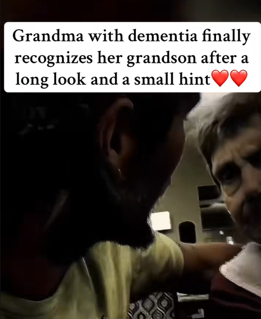 VIRAL VIDEO CAPTURES GRANDMOTHER WITH DEMENTIA RECOGNIZING HER GRANDSON AFTER MONTHS OF STRUGGLE