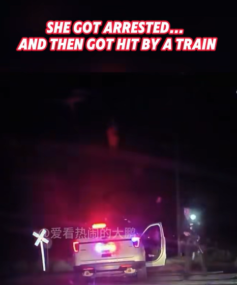 ARREST TURNS CATASTROPHIC: Train Slams into Police Vehicle on Tracks