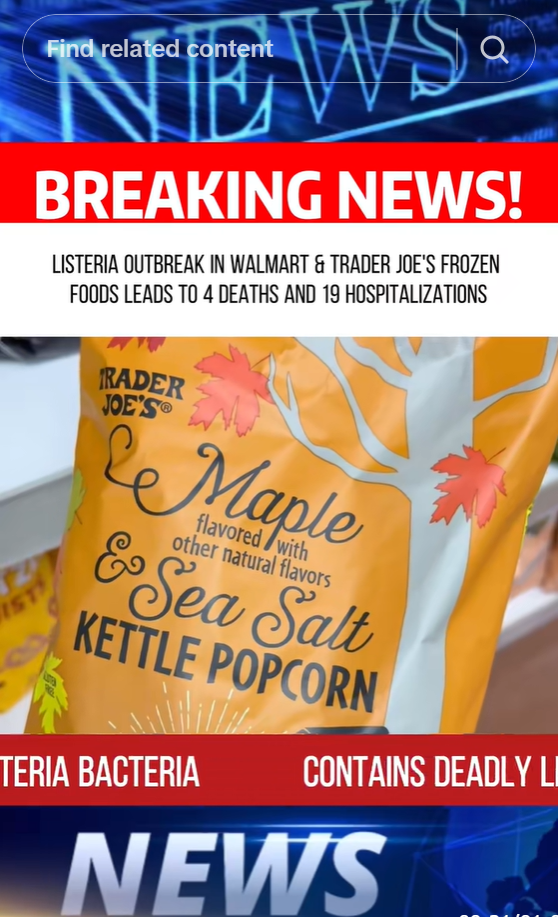 DEATH ON AISLE FIVE: Deadly Listeria Outbreak Linked to Frozen Foods
