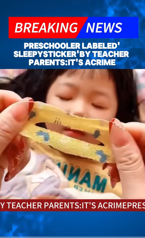 Parents Outraged After Preschooler Is Labeled with ‘Sleepy Sticker’ by Teacher