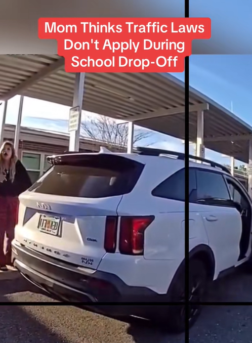 Mom Fumes After Traffic Stop at Drop-Off Zone