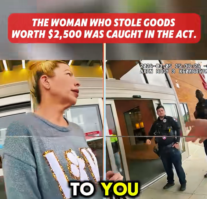 BUSTED! $2,500 SHOPLIFTING HEIST ENDS IN HUMILIATING ARREST