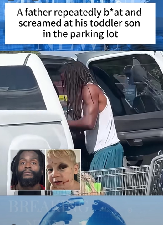 Father Caught Beating Toddler in Parking Lot Sparks Outrage