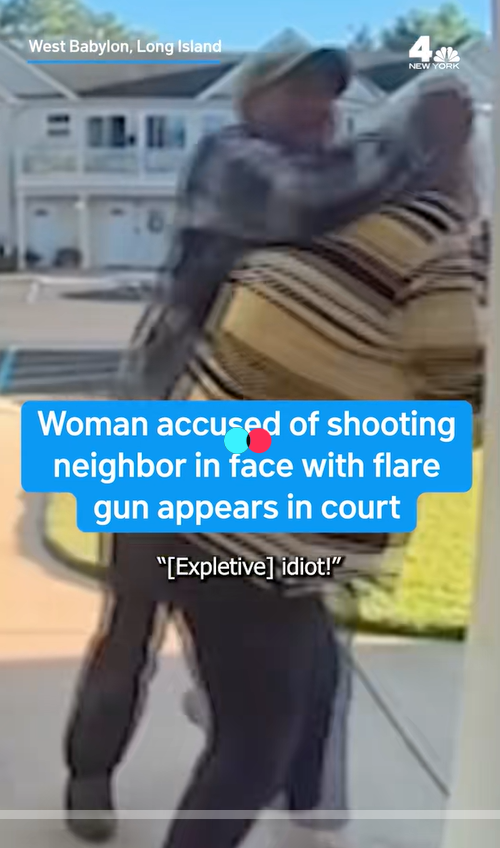 Long Island Woman Appears in Court After Shooting Neighbor With Flare Gun