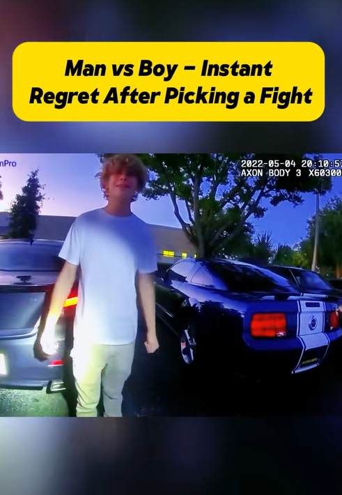 Grown Man Regrets Picking Fight With Teen — Bystanders Capture the Unexpected Outcome