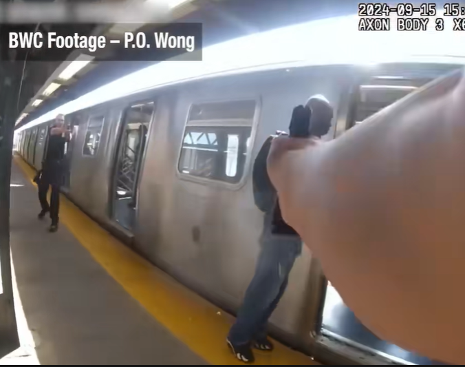 Knife attacker at train station was shot multiple times