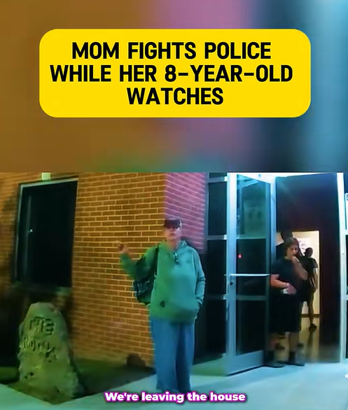 Mom Fights Police While Her 8-Year-Old Watches in Shock!