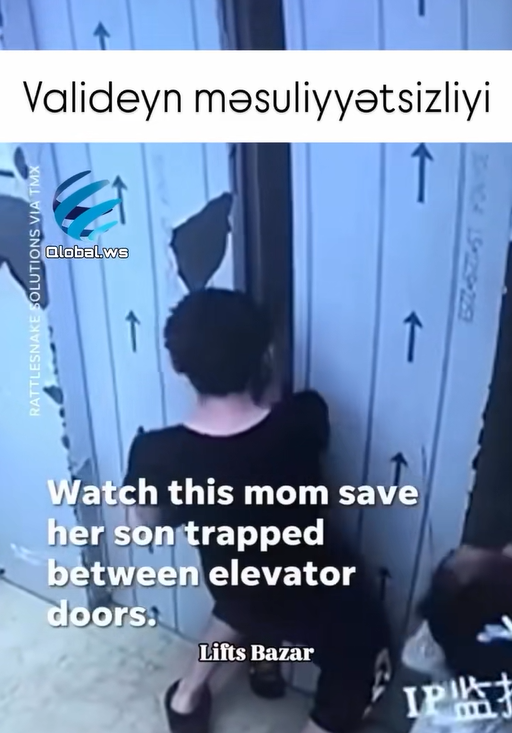 Mother’s Quick Thinking Saves Her Son Trapped Between Elevator Doors