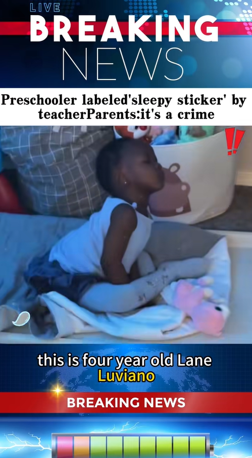 Preschooler Labeled ‘Sleepy Sticker’ by Teacher — Parents Say It’s a Crime