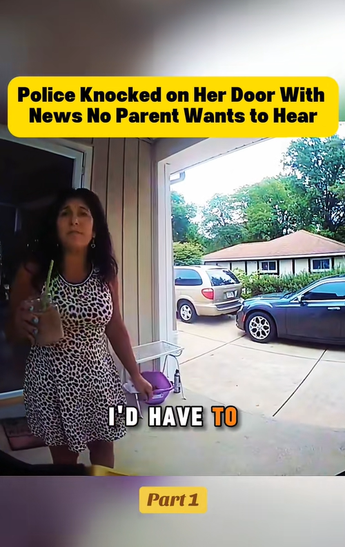 Heartbreaking Moment Police Deliver Devastating News to a Mother