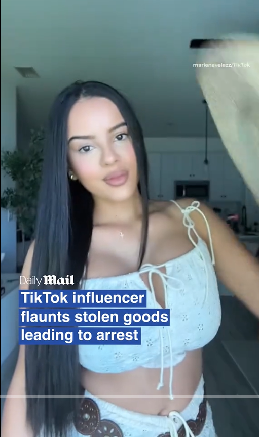 TikTok Influencer Arrested After Hiding From Police in Her Car