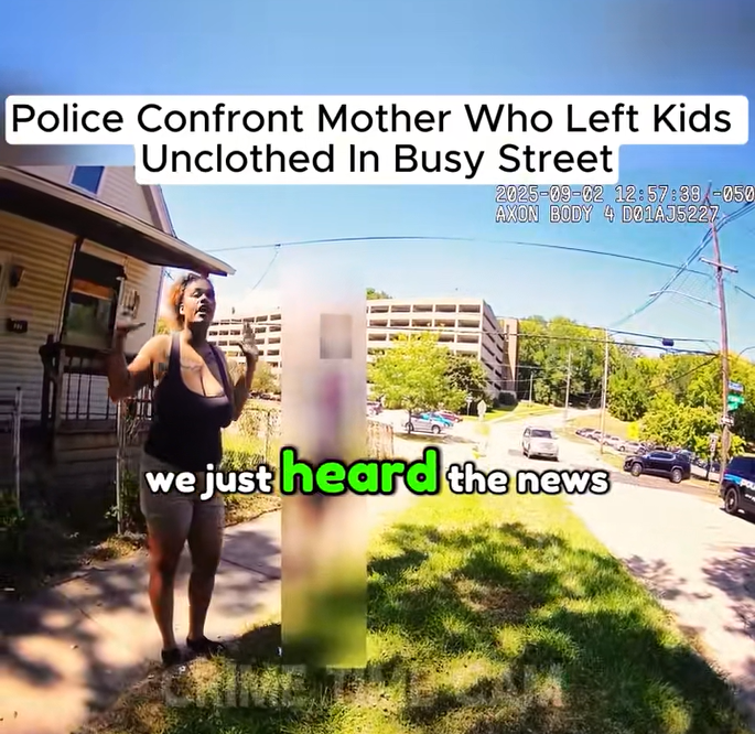 Police Step In After Children Found Unclothed on Busy Street — Shocking Footage Raises Questions About Neglect