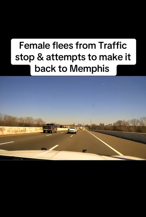 Female Flees From Traffic Stop & Attempts to Make It Back to Memphis