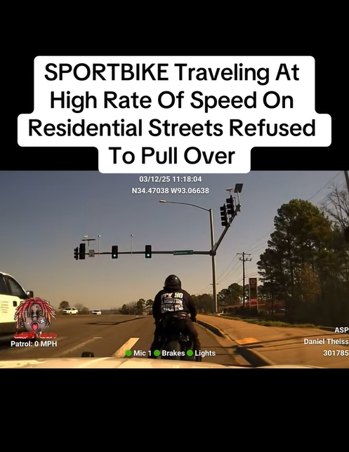Sportbike Rider Refuses to Stop — High-Speed Chaos on Residential Streets!
