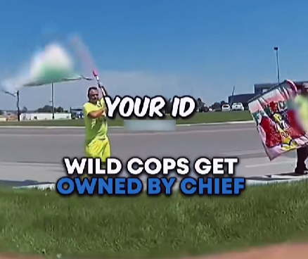 Cops Try to Stop Peaceful Protest — Then Their Own Chief Shows Up and Puts Them in Their Place 