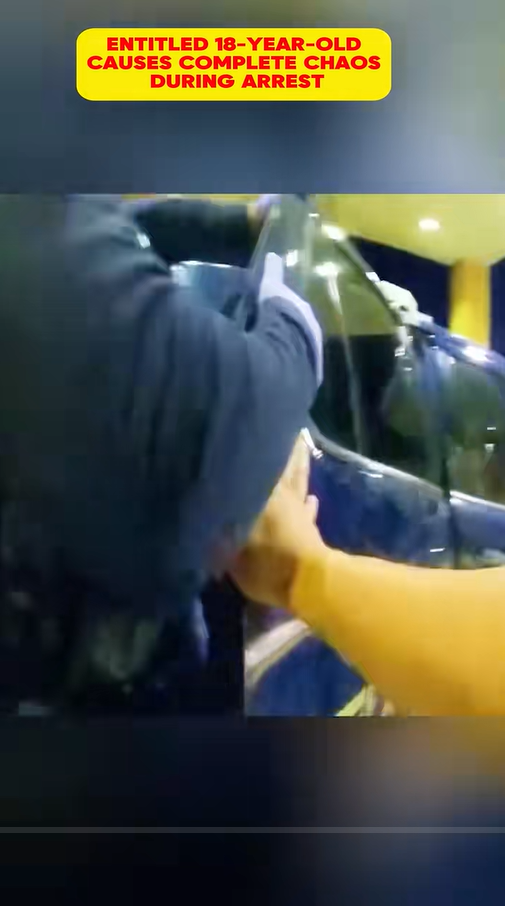 Entitled 18-Year-Old Causes Complete Chaos During Arrest