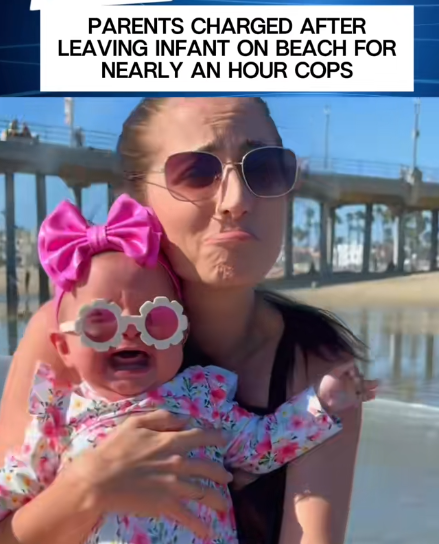 Beachgoers Horrified After Infant Found Alone for Nearly an Hour — Parents Now Facing Serious Charges