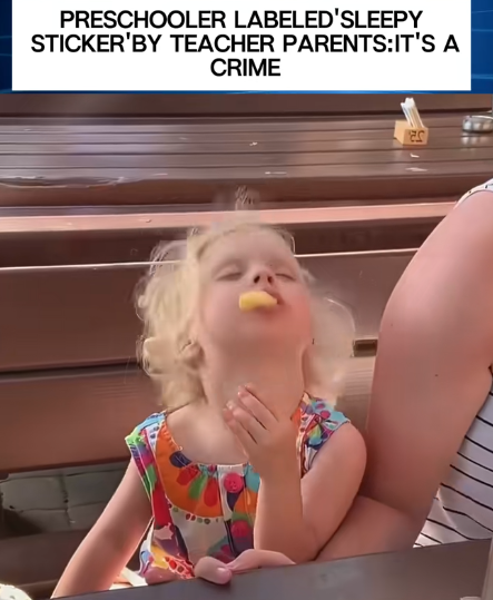 Teacher’s “Sleepy Sticker” Humiliates 4-Year-Old — Furious Parents Call It “Public Shaming in Disguise