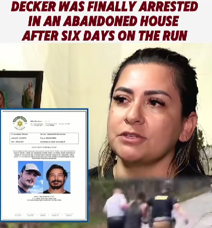 Fugitive Decker Captured After Six Days on the Run — Found Hiding in an Abandoned House