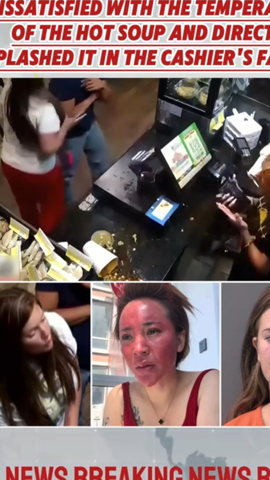 Soup Rage Gone Too Far: Customer Burns Cashier in Shocking Attack