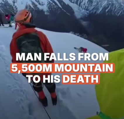Tragedy on the Slopes: Climber Falls to His Death from 5,500-Meter Mountain