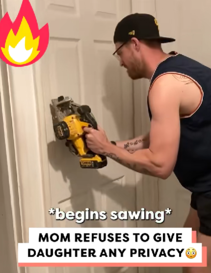 Dad’s DIY Door Fix Turns Into a Viral Lesson on Parenting and Privacy
