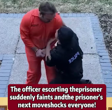 Officer Collapses Mid-Escort — What This Prisoner Does Next Leaves Everyone Speechless