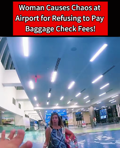 Airport Meltdown: Passenger’s Outburst Over Fee Turns Terminal Into Chaos Zone!